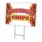 Signmission Firehouse Chips Yard Sign & Stake outdoor plastic coroplast window, C-2436 Firehouse Chips C-2436 Firehouse Chips - alternate 1